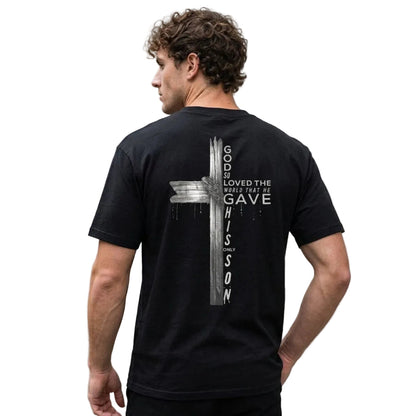 „GOD LOVES THE WORLD“ Oversized T-Shirt MarketPrint