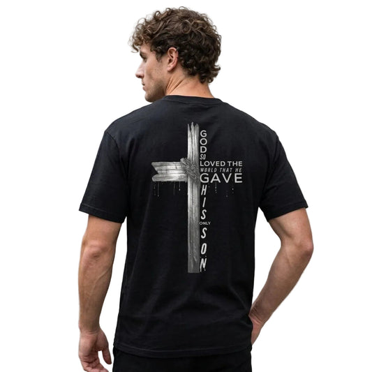 „GOD LOVES THE WORLD“ Oversized T-Shirt MarketPrint