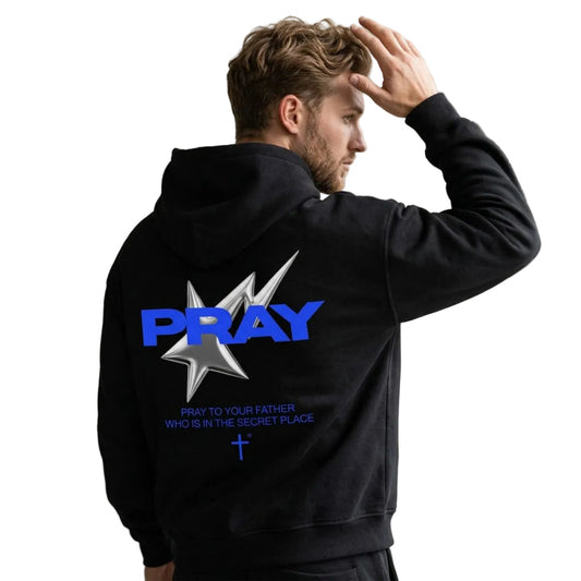 „PRAY“ Oversized Hoodie MarketPrint