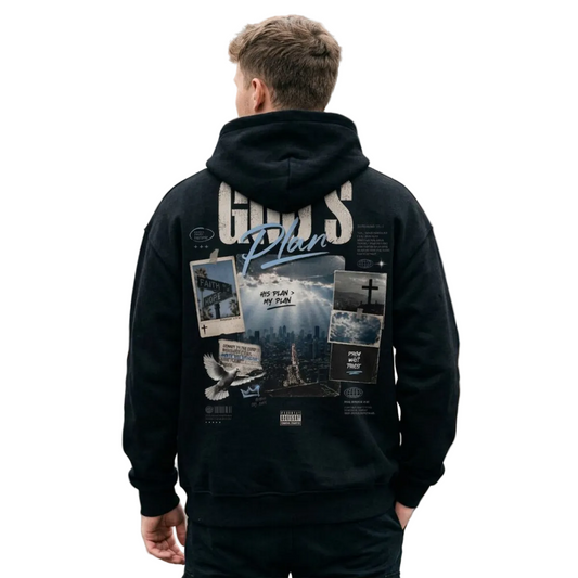 „GOD´S PLAN" Oversized Hoodie MarketPrint