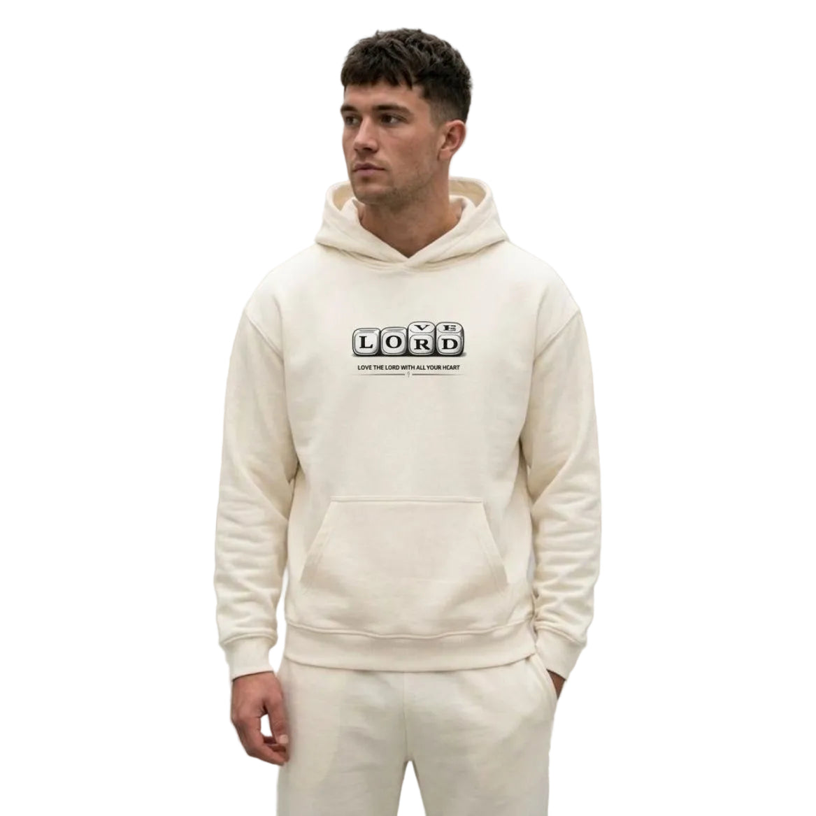 „LOVE THE LORD“ Oversized Hoodie MarketPrint