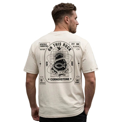 „ON THIS ROCK“ Oversized T-Shirt MarketPrint