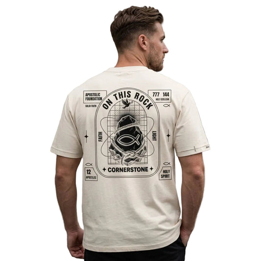 „ON THIS ROCK“ Oversized T-Shirt MarketPrint