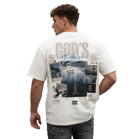 „GOD´S PLAN" Oversized Shirt MarketPrint